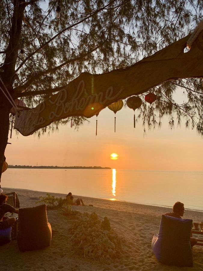 La Boheme Hotel Gili Air Bagian luar foto